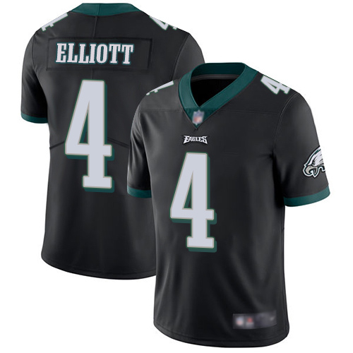 Men Philadelphia Eagles #4 Jake Elliott Black Alternate Vapor Untouchable NFL Jersey Limited Player Football